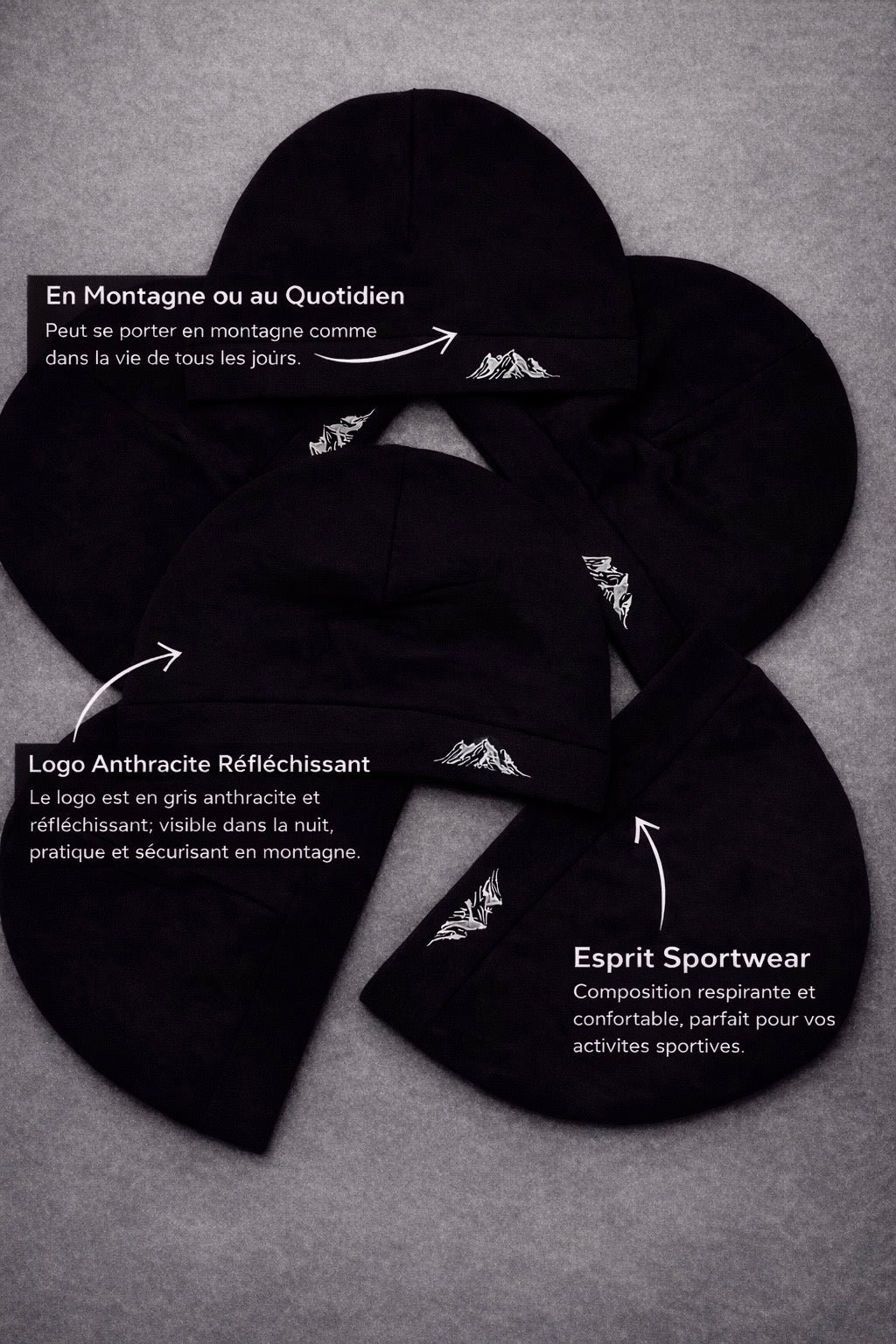 Bonnet - Alpine black