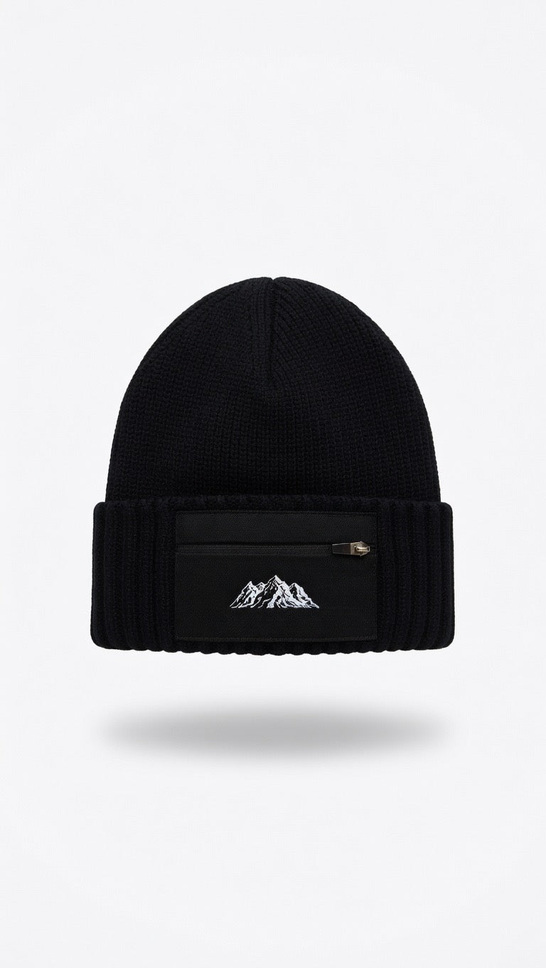 Bonnet - summit pocket noir
